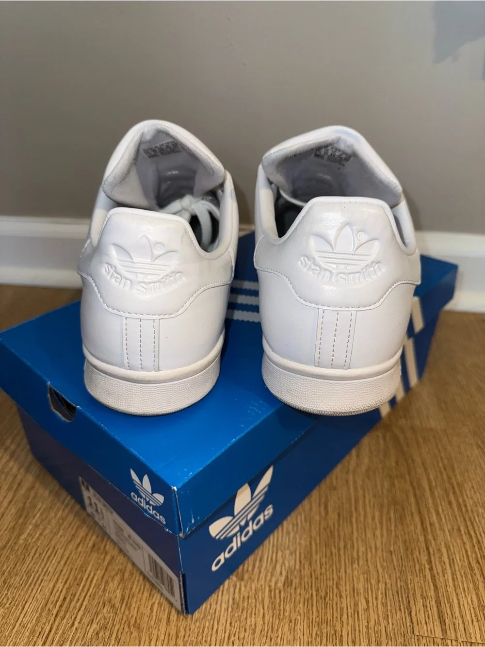 adidas White Leather Men’s Sneakers